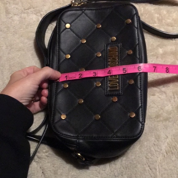 Love Moschino Studded Double Zip Crossbody Bag - Picture 4 of 7